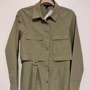 UTILITY CARGO SHORT LE-GREEN DRESS/SMALL/By Forever 21/NEW W/ TAG